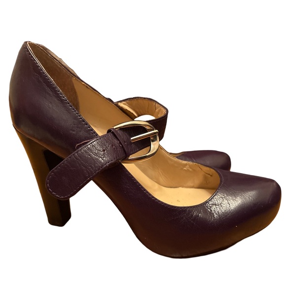 Franco Sarto leather Mary Jane’s heels - size 7 - Picture 2 of 9